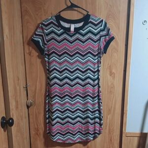 Chevron Patterned Dress